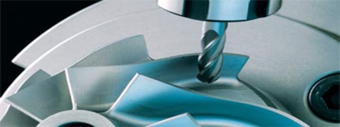 cnc milling machine of impeller