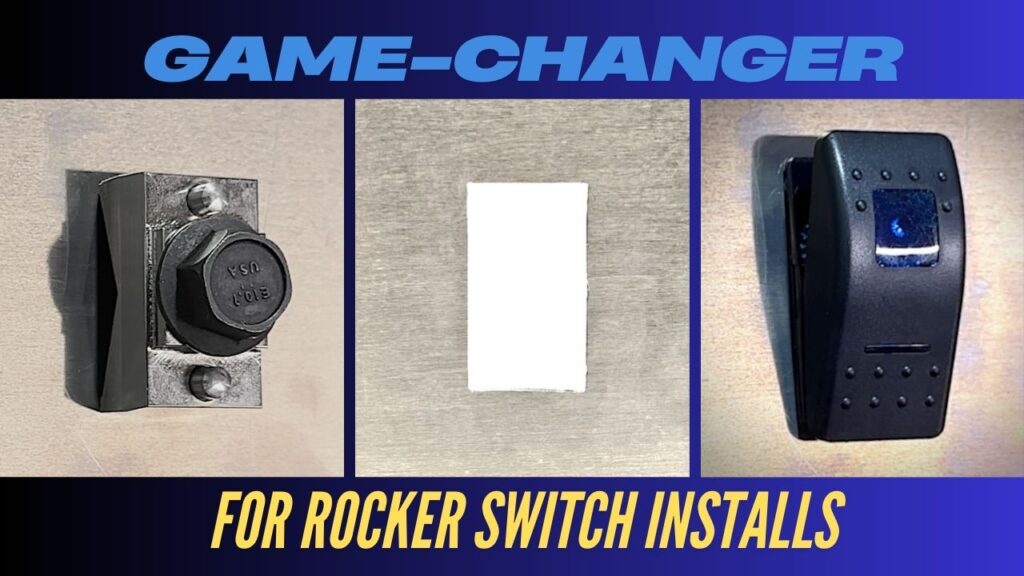 product design of rocker switch cut out tool